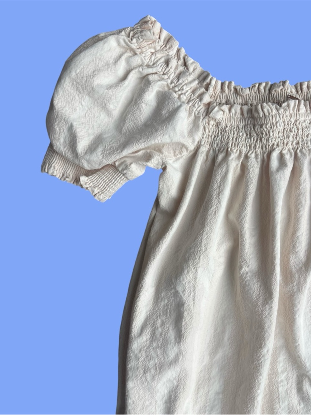 Free People Mila Cotton Poplin Mini Dress Medium - Picture 5 of 8
